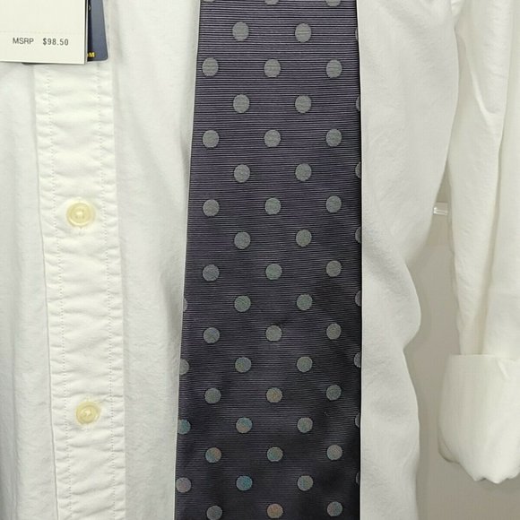 Hathaway Blue Silk Tie - Picture 2 of 5